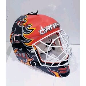 Calgary Flames Franklin NHL Hockey Team Mini Goalie Mask